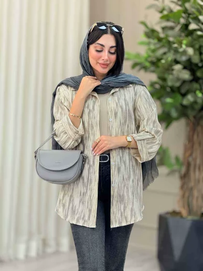 شومیز آستین پاگن ژاله