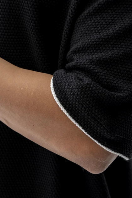 تیشرت آستین کوتاه ژاکارد جودونی مردانه