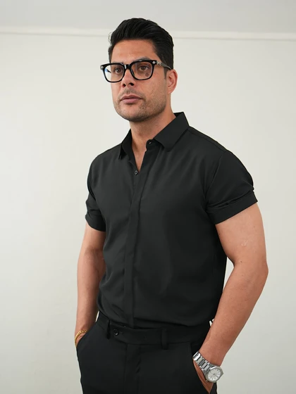 پیراهن مردانه آستین کوتاه دوشین