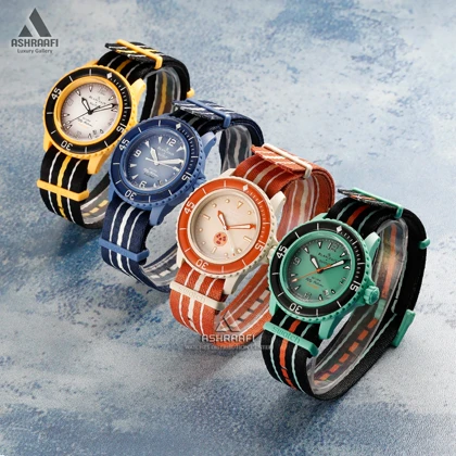 ساعت بلانک پین سواچ Blancpain X Swatch Scuba Fifty Fathoms 01