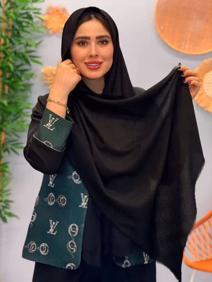 3212-شال مشکی الهه