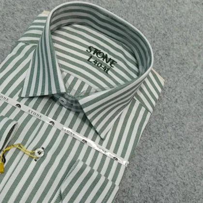 پیراهن راه راه آستین بلند مردانه – قواره کلاسیک