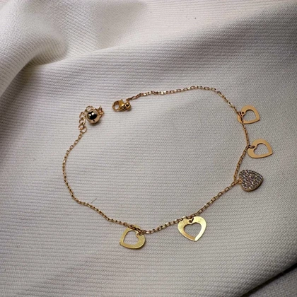 پابند ژوپینگ مدل «ریسه قلب» | رقص نگین و زنگوله با هر قدم