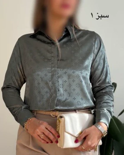 شومیز ساتن مجلسی ال وی