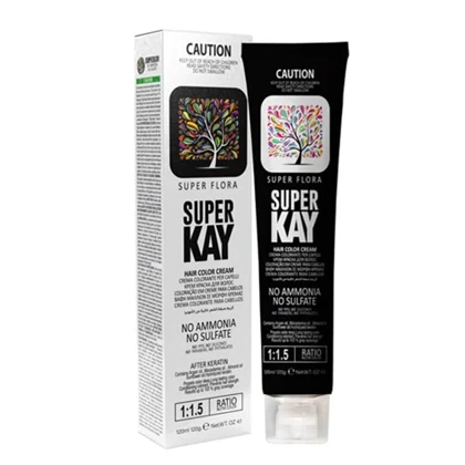 رنگ مو بدون آمونیاک سوپرکی رنگ شماره 4.0 Brown قهوه ای 120 میل