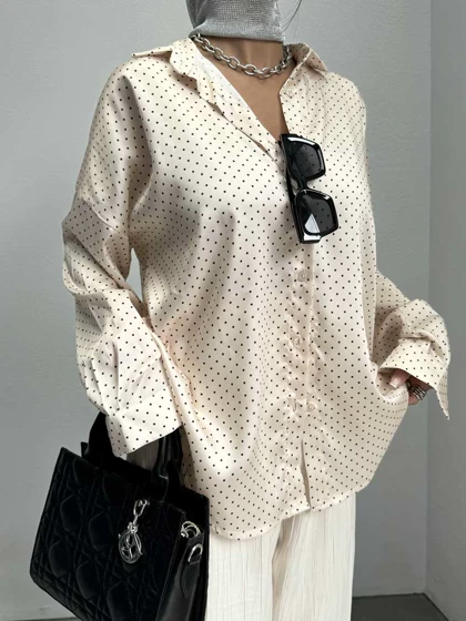 شومیز ساتن SPOTTY