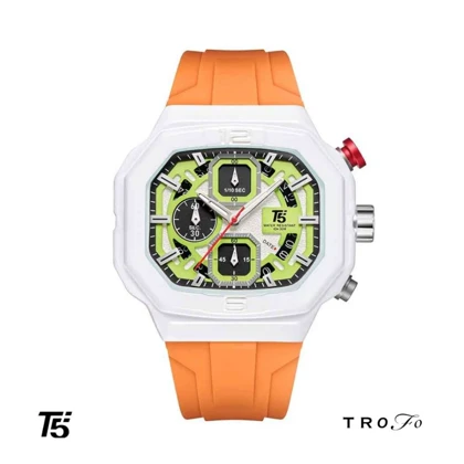 ساعت مچی عقربه ای مردانه تی فایو (T5) کد H3952 سفید