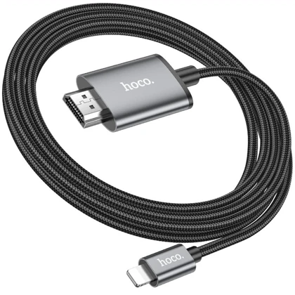 کابل تبدیل لایتنینگ به HDMI هوکو Hoco مدل UA27 طول 2 متر