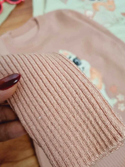 بلوز بافت دخترانه مدل پیشی