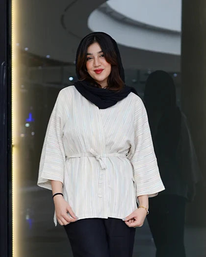 مانتو زنانه لینن کوک دوزی شده 8727 پارچه وارداتی