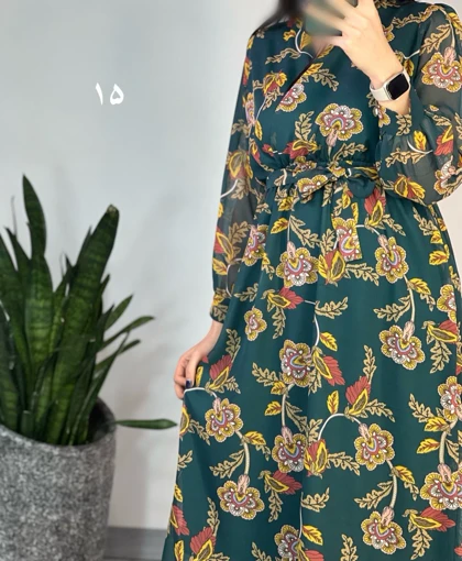 پیراهن حریر میدی41