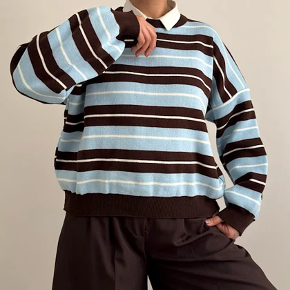 بافت راه راه بلو