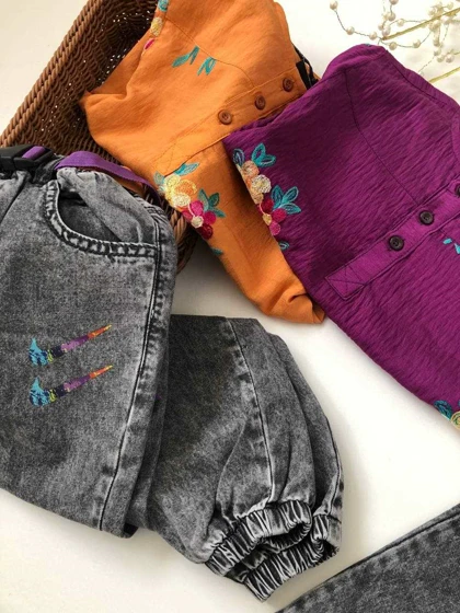 شومیز شلوار وارداتی دخترانه بچه گانه