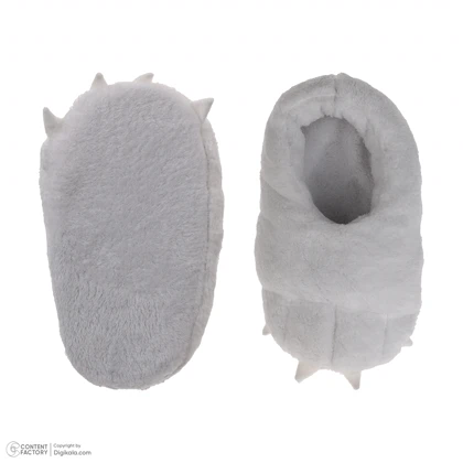 دمپایی روفرشی مدل اسلیپر طرح هیولا سغید