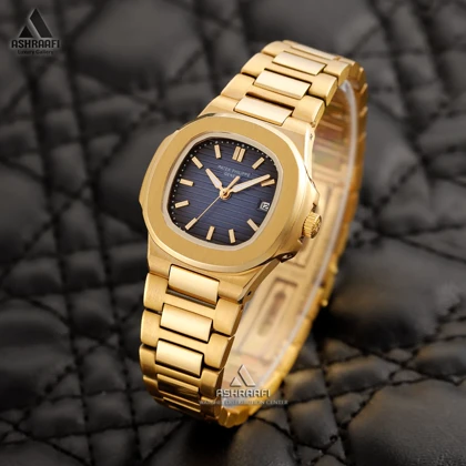 ساعت زنانه پتک فیلیپ طلایی Patek Philippe Nautilus GdB1