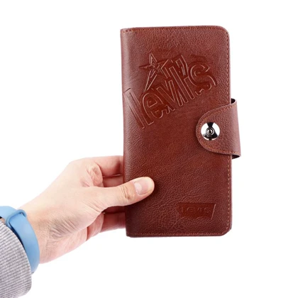کیف پول چرمی طرح Levis