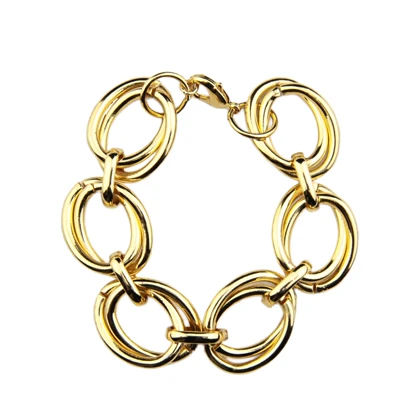 دستبند زنانه مدل حلقه دو لاین