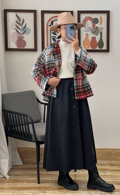 ست کت و دامن کد 3073