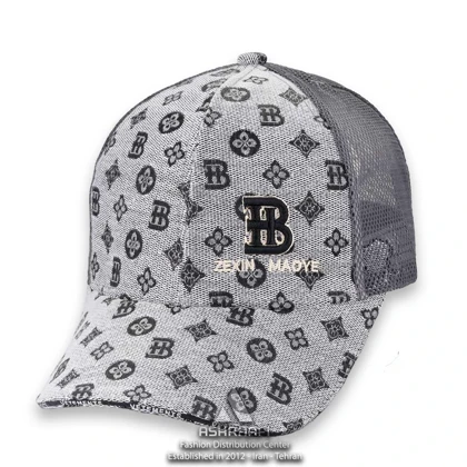 کلاه پشت تور طرح دار Trucker Cap HA83