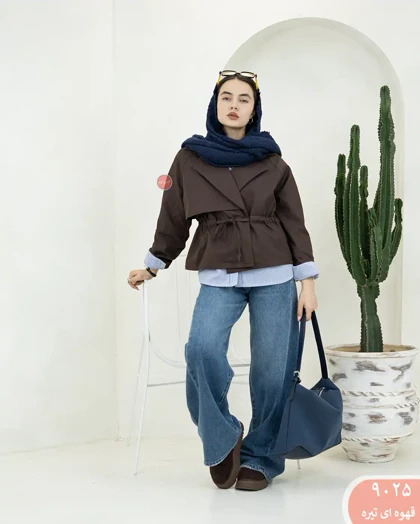 ترنچ کت کمرگت 9025