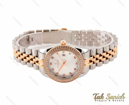 ساعت رومانسون دورنگین زنانه مدل Romanson-3214-L