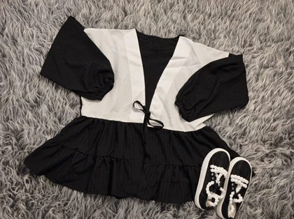 شومیز مانتویی عروسکی زنانه کد 403066