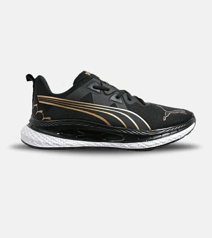 کفش کتانی ورزشی مشکی طلایی مردانه و زنانه PUMA