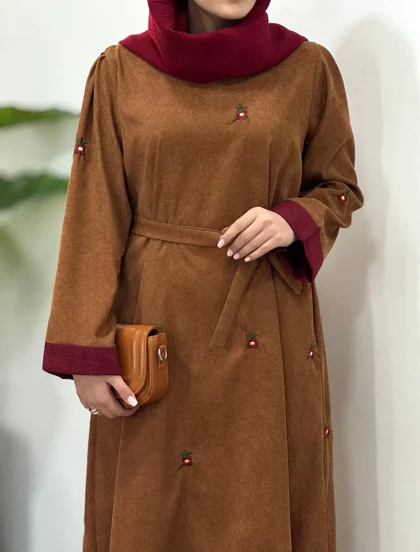 پیراهن مانتویی گلدوزی بهین 1