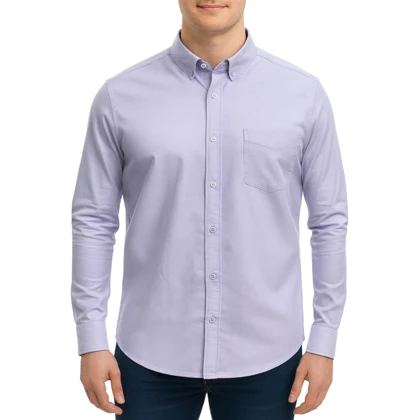 پیراهن آستین بلند ساده مردانه برندمد مدل 1420295