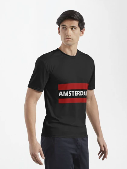 تیشرت لانگ ورزشی آژاکس | تیشرت لانگ Ajax طرح Amsterdam کد 147676