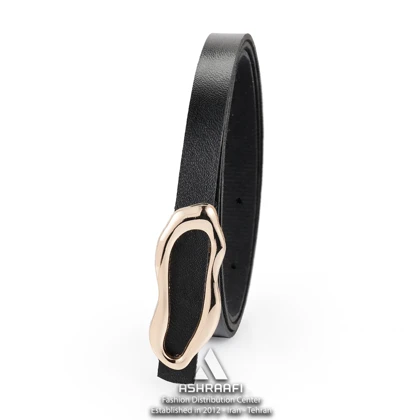 کمربند چرمی زنانه Skinny Leather Belt BL79