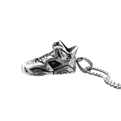 گردنبند استیل کفش جردن مدل 78120