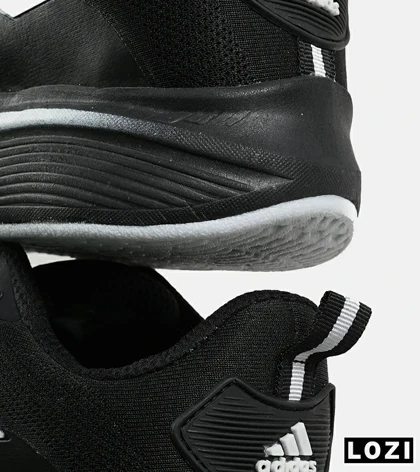 کفش کتانی مردانه و زنانه مشکی سفید ADIDAS BONCE مدل 7467