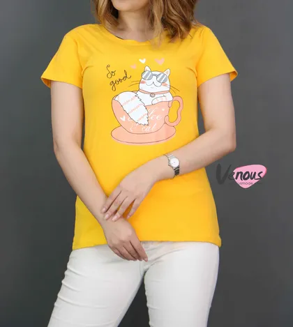 تیشرت طرح CAT
