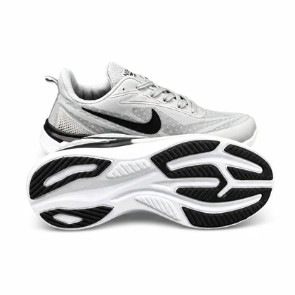 کفش کتانی مردانه مدل نایکی طوسی مشکی NIKE New