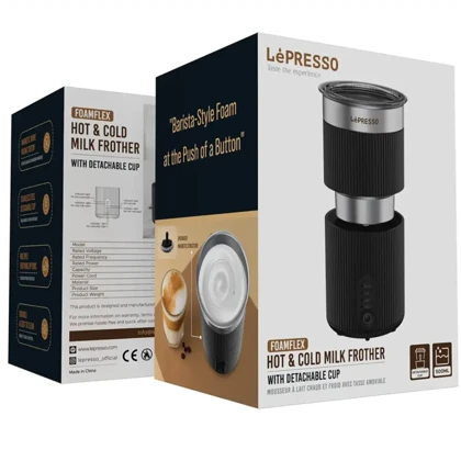 فوم ساز شیر لپرسو LePresso مدل LPCFFMF0099BK ظرفیت 500 میلی لیتر