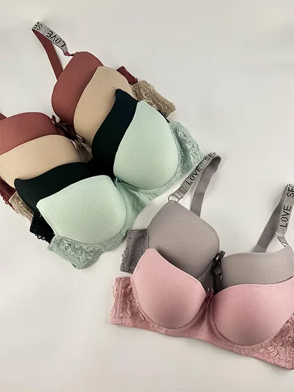 ست شورت و سوتین اسفنجی فنردار کد 6155-35007