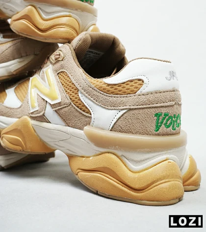 کفش کتانی مردانه قهوه ای سفید NEW BALANCE 9060