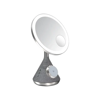 آینه و اسپیکر چندکاره پرودو مدل PORODO LED MAKEUP MIRROR LFST084