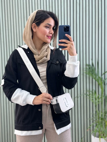 مانتو کتان دورس ترکیبی