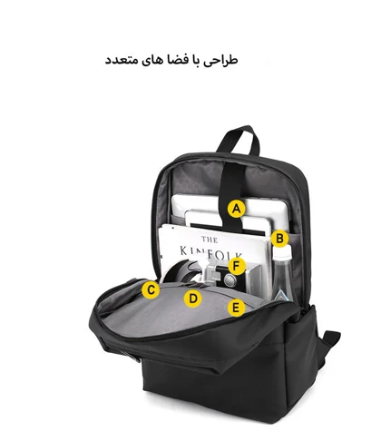 کوله پشتی لپ تاپ ADG مناسب لپ تاپ تا 15.6 اینچ