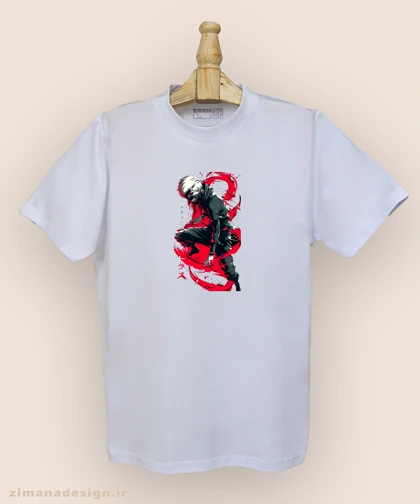 تیشرت مردانه و زنانه طرح توکیو غول شخصیت کانکی کد 956