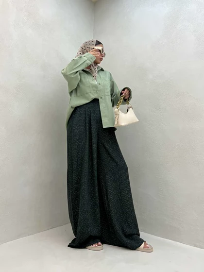 شومیز آستین دکمه