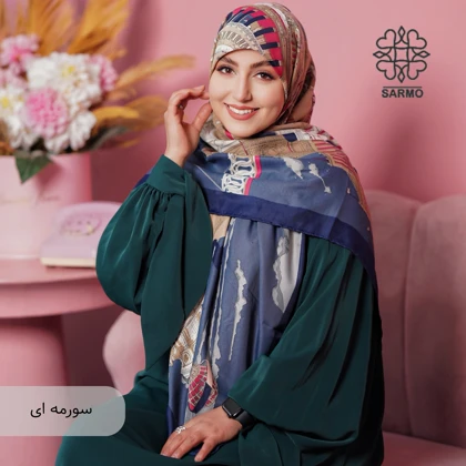 روسری ابریشم توییل شهر