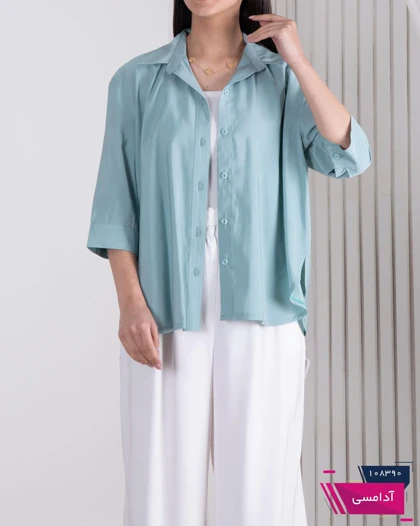 شومیز زنونه اسلپ بغل چاک WHITE