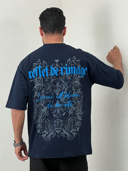 تیشرت مردانه چاپ پفکی reflet