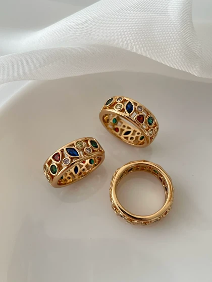 انگشتر مولتی کالر ژوپینگ