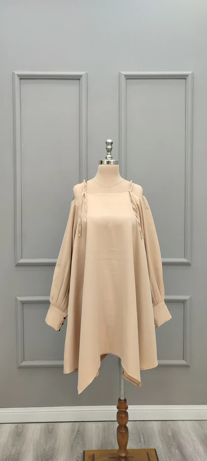 پیراهن کوتاه سرشونه بندی 201