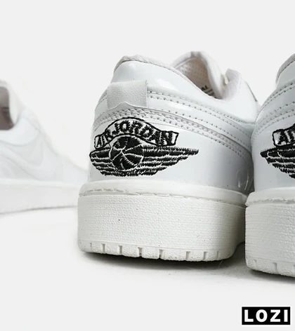 کفش کتانی مردانه سفید نایک NIKE jordan 1 مدل 5963