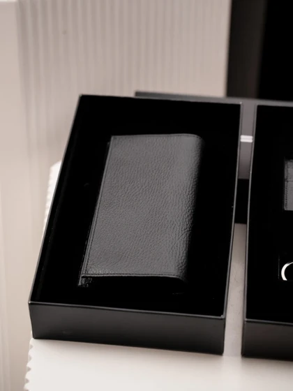 پک هدیه چرم طبیعی ( کیف پول - جا کارتی - جاکلیدی) a192